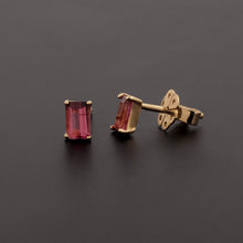 Load image into Gallery viewer, Marel Stud Earrings - Rubellite
