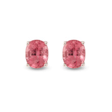 Load image into Gallery viewer, Pink Tourmaline Stud Earrings
