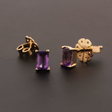 Load image into Gallery viewer, Marel Stud Earrings - Amethyst
