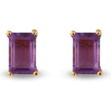 Load image into Gallery viewer, Marel Stud Earrings - Amethyst

