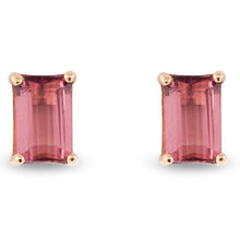 Load image into Gallery viewer, Marel Stud Earrings - Rubellite

