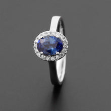 Load image into Gallery viewer, Mare Ring with Blue Sapphire
