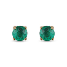 Load image into Gallery viewer, Sufi 3mm Emerald Earrings
