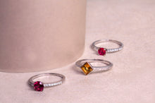 Load image into Gallery viewer, Cirse Ring with Rubellite
